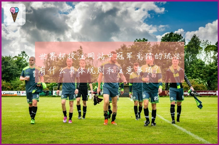 世界杯投注网站中冠军竞猜的玩法有什么具体规则和注意事项？